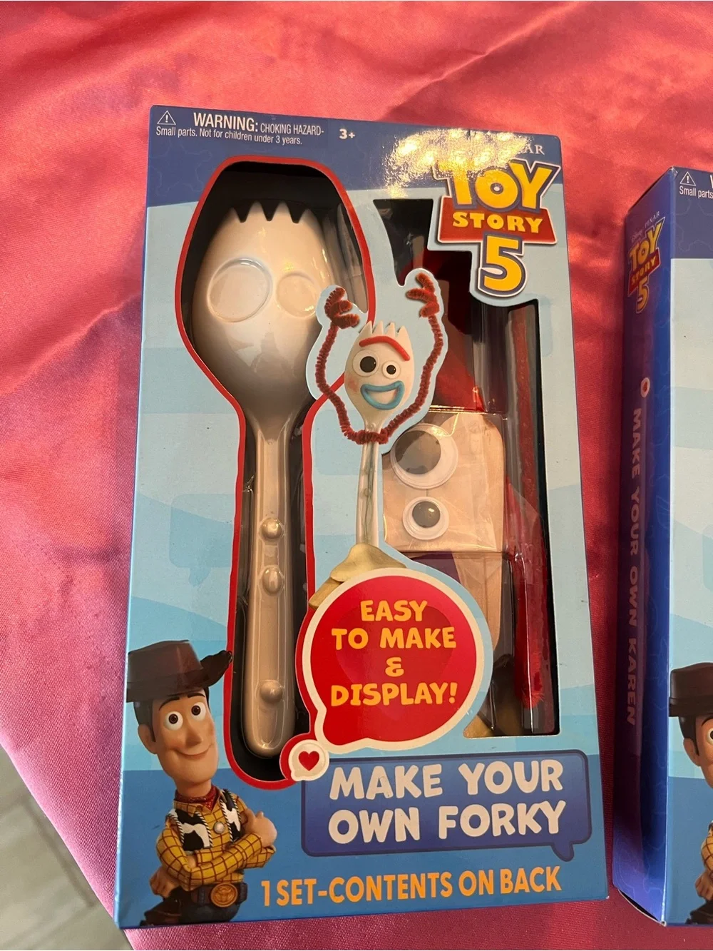 Toy Story 5 Make Your Own Forky & Karen Set - Blue Packaging